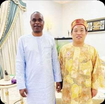 With Hon. Ja’afaru Yakubu, Chairman House Committee on Nigeria-China Relations
