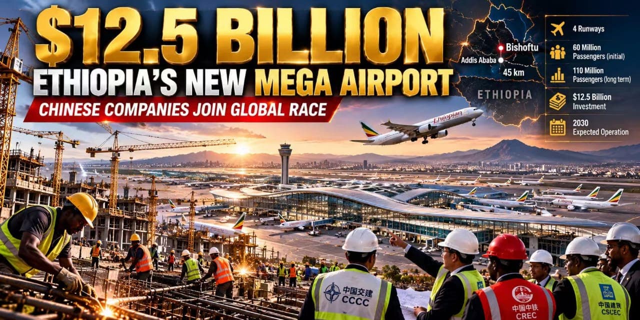 CHINESE FIRMS JOIN RACE FOR ETHIOPIA’S $12.5BN AIRPORT PROJECT