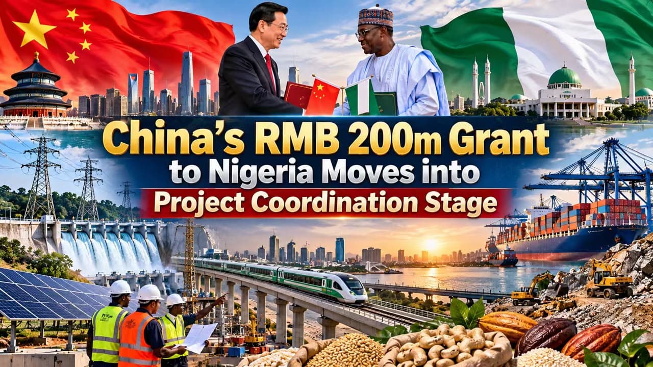CHINA’S RMB 200M GRANT TO NIGERIA MOVES INTO PROJECT COORDINATION STAGE
